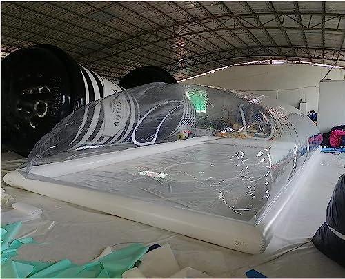 SHANJINL Inflatable Swimming Pool Cover TPU Inflatable Swimming Pool Cover Above Ground Swimming Pool Solar Dome Tent with Blower/Pump Outdoor Rainproof,7 * 4 * 3M