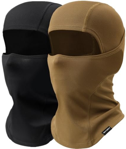 YANIKY Sturmhaube Atmungsaktiv Sturmmaske UV-Schutz Balaclava Herren Damen Gesichtshaube für Motorrad, Fahrrad, Radfahren, Outdoor Sports