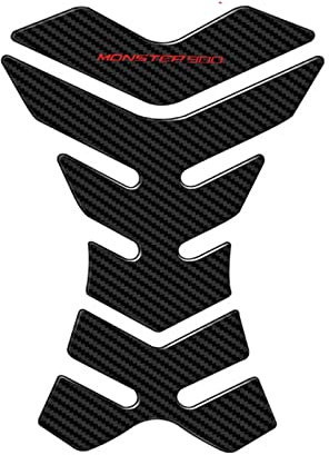 MPODYTSF Adesivo Decalcomania per Ducati Monster 900 Accessori Moto Gas Fuel Tank Pad Sticker Decalcomanie Protector(Red)