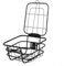 E-Bicycle Basket, Bike Front Basket Thick Iron Wire Storage Carrier, Bike Front Storage Basket with Cover For Folding Bike/E-bike