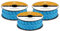 Abma Cord Corda Intrecciata in Poliestere 3mm x 20m Cima Nautica Resistente per Nautica, Esterno, Marina, Barca, Tende - Blu/Bianco