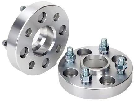 Spurverbreiterung Für 4 Loch Für VW Für Polo Für Jetta Für GOL Für UP Für Santana 2 Stück 4x100 CB 57.1 Mm Spurverbreiterung M12XP1.5 Distanzscheibe Räder(2PCS 25mm Silver)