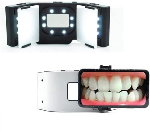 Dental Mobile Photography Light, Dentistry LED Oral Filling Light, Dental Photography Equipment, Dental Photography Aid, 6000-6500K Adjustable, for Home Salon
