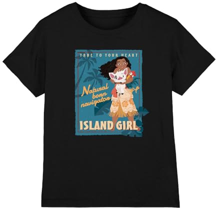 Moana Girl's Moana Island Girl Girls T Shirt T-Shirt