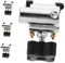 HOMOCONO 4pcs Wheelchair Tray Bracket Durable Dining Table Holder for Secure Fixing Clamp Compatibility Wheelchair Desk Tray Attachment for Eating and Reading
