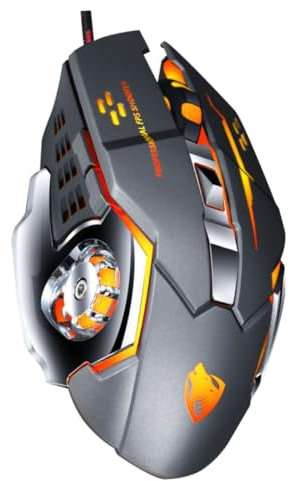 VILLCASE 1 Pièce Souris Gaming Filaire USB Ergonomique pour Pc Ordinateur Portable Design Moderne Utilisation pour Joueurs Bureau