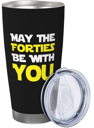 Xinvast 40th Birthday Gifts Women, 40th Tumbler Decorations for Men Women, Funny 1985 Birthday Gifts for Mom Dad Friends, 40 Year Old Coffee Mugs Cups 20oz