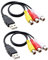Lurrose 1 paio Audio Video USB Maschio Facile Installazione e Materiali Ecologici Adattatore per Televisori e Videocamere Set