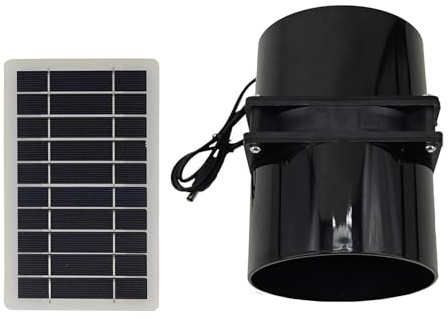 User Friendly Solar Power Ventilation Fan Chicken Coops Fan for Effective Cooling in Chicken Coops and Pet Houses Greenhouse Ventilation Kit