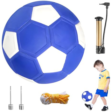 Hojalis Fußball Curve Ball, Curve Ball Fussball Größe 5, Eva Gummi Swerve BAllFußball, FlexiblerFUßball Kurvenball für Kinder, Kinderfussball für Outdoor Spiele Geschenk für Kinder