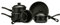 Premier Housewares 204202 Set di 5 Pentole dal Fondo Largo e Lievemente Bombato, Nero