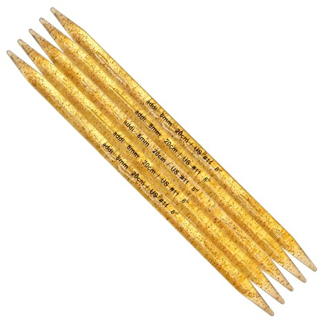 Addi Sockenstricknadeln Champagner 25 cm 10 mm - 1 Stück