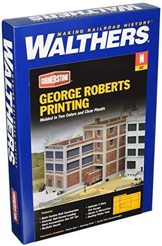 Walthers Cornerstone 933-3231 - Druckerei George Roberts Modelleisenbahnzubehör