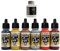 Airbrush Farben 6 x 17 ml Cleaner 85 ml Vallejo Model Air Bunt Farben-Set Airbrushfarben