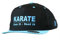 Snapback Cap - Karate live it - feel it blau