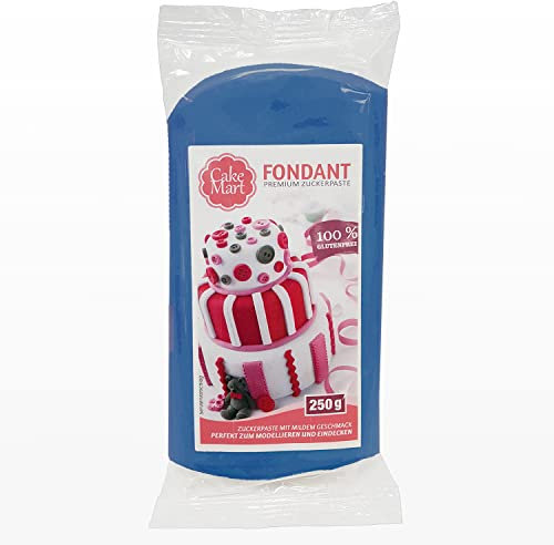 Fondant Dunkelblau 250 g, Rollfondant für Torten & Modellieren | CAKE MART