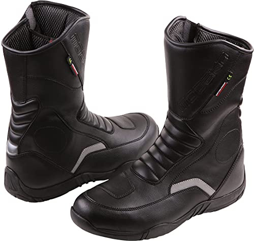 Modeka Blaker Motorradstiefel, schwarz, 39