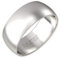 Fly Style Breiter Edelstahl Bandring - Herren Damen Daumenring - Hochwertiger Verlobungs- und Ehering, Ring Grösse:24.9 mm, Oberfläche:10mm Matt