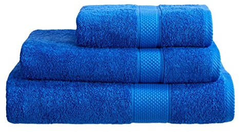 Snugglemore - Turkish Cotton Bath/Hand Towel/Bathroom Towels/Large Sheets/Pack of 2 (Royal Blue, Hand Towel x 2)