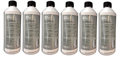 Original BMW Kühlerfrostschutz blau/grün - 6x 1,5 Liter Flasche