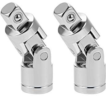 sourcing map 2 Pcs 3/8 Inch Drive Universal Joint Socket, Cr-V