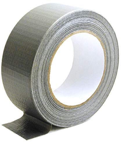 verpacking Gewebeband Panzertape 48,5mm x 50m (1 Rolle, Silber) Gewebeklebeband Innen und Au? en hohe Klebekraft Klebeband