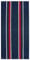 ZOLLNER Strandtuch - hautfreundliches und saugstarkes Badetuch in 100x200 cm - waschbar bis 60°C - Baumwolle - mit zeitlosen Streifen - Oeko Tex® Zertifiziert