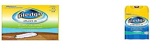 Pledge Multisurface Cleaning Kit, Fluffy Duster + Clean It Multisurface Polish Cleaner, 250ml