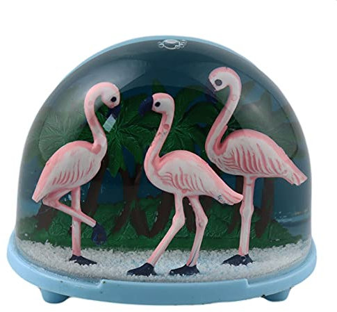 Freak Scene Boule à Neige - Boule à secousses - Flamant Rose