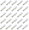 25 Flachstecker 6,3x0,8 Kabelschuh unisoliert 1,50² - 2,50² DIN 46343 Rastloch