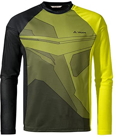 VAUDE Men's Moab LS T-Shirt VI, Langarm-Shirt, Bright Green/Black, S