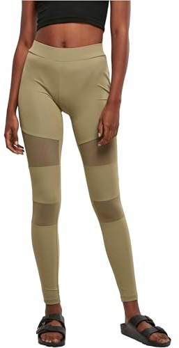 Urban Classics Damen Ladies Tech Mesh Rib Leggings