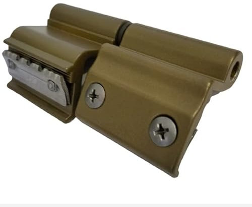 Cerniera a 2 ali in alluminio SAVIO MORSA+ 1121.6 BRONZO