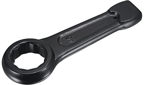 uxcell 46mm Box End Ring Type Wrench, High Tensile Steel Single Head Wrench