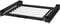 ML-Design Bastidor Intermedio con Tendedero Extraíble de Acero 60,5x54,5 cm Negro Soporte de Conexión para Lavadora y Secadora Kit Intermedio Universal con Balda Extensible con Asa para Cesto de Ropa