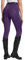 BALEAF Reithose Damen Reitsport Reitingleggings Silikon Strumpfhosen mit Reißverschlusstasche Sporthose Lila XL