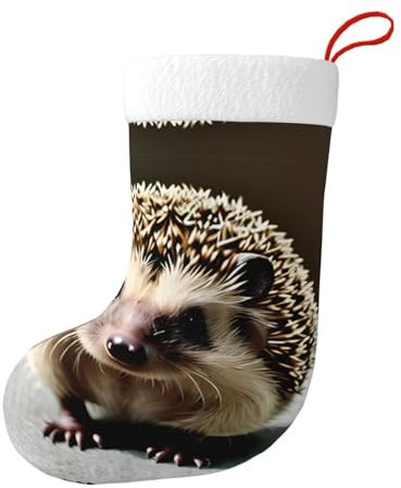 HYTTER Süße Igel Weihnachtsstrümpfe - weich, leicht geeignet für Christbaumschmuck
