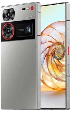 nubia Z60 Ultra 5G Unlocked Cellphone - Android Smartphone with UDC Tech, Snapdragon 8 Gen 3 Chips, 50MP Triple Camera, 120Hz 6.8 AMOLED display, 6000mAh Battery, 80W Fast Charge, IP68 Waterproof
