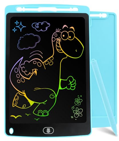 LCD Schreibtafel Für Kinder,10 Zoll Schreibtafel Kinder Spielzeug,Multifunktionales Zeichenbrett für Kinder zum Zeichnen und Schreiben Geburtstagsgeschenk für Mädchen Jungen
