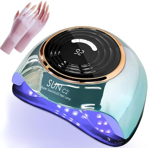 Lampada Unghie Professionale | Lampada UV Unghie | Fornetto per Unghie con 63 LED e 288 Watt | Lampada Semipermanente Unghie | lampada UV LED Unghie | Lampada unghie UV LED