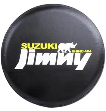 GTFRFD Housse Roue Secours de Voiture, pour Suzuki Jimny 2018-2023 Housse de Pneu de Couverture Roue Protection Antipoussière Imperméable