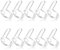 Wudu Nagelringe 10 Stück Nagel Ring Mit Nägeln Für Acrylnägel Verstellbare Fingernagel Nail Rings Set Wiederverwendbare Metallringe Nägel Ringe Ohne Klebstoff Metallring Für Frauen(Silber)