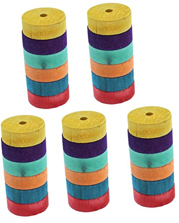 MUSISALY 30stücke Holzräder Für Spielzeug Farbige Holzräder Zum Basteln Holzwerkzeugräder Kreative Holz Räder Für Junge Mädchen DIY Spielzeug Und Handwerk DIY Projekte