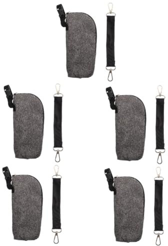 BESTonZON 5 Sätze Isolierbeutel Für Babyflaschen Babyflaschentasche Tasche Für Wasserflaschenhalter Flaschenwärmer Fürs Auto USB-babyflaschenwärmer Beutel Für Milchflaschen Polyester Grey