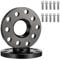 GEARMONSTER Spurverbreiterung 2x15mm Distanzscheiben Set LK: 5x100+5x112 NLB:57.1 mit 10 Stück Radschrauben M14x1.5mm 45mm Spurverbreiterungen