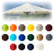 Parasol Umbrella Replacement Cover, Replacement Parasol Cover, Outdoor Replacement Cover, Garden Parasol Canopy Cover, Fade Resistant, 6 Arms/8 Arms, for Garden Umbrella(Dark green,8ribs:2.5m/8.2ft)