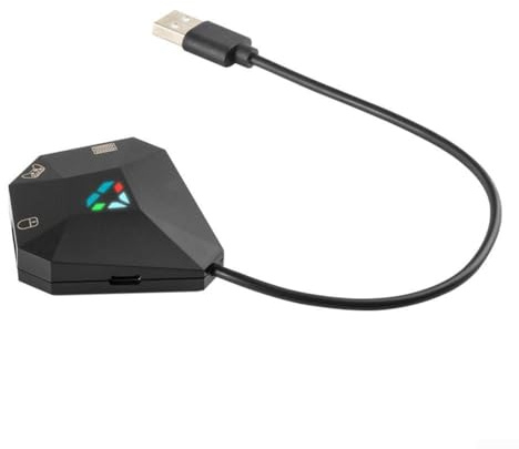 Générique Adaptateur Clavier et Souris pour PS4 pour PS5 pour Xbox One Switch Compact Key Mapping Converter avec Port de Type C