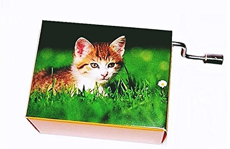 Fridolin 58083 Spieluhr La Le Lu/Katze in der Wiese