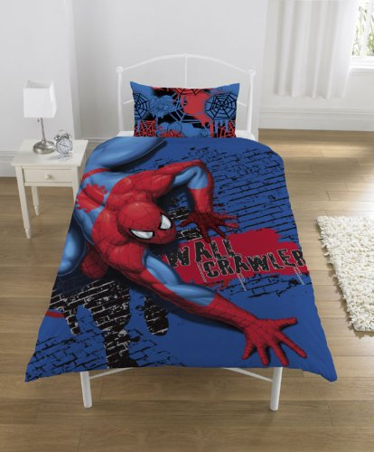 Marvel Spiderman Spider-Sense Bettwäsche 137x200 75x50 Wall Crawler Design Herbst 2011