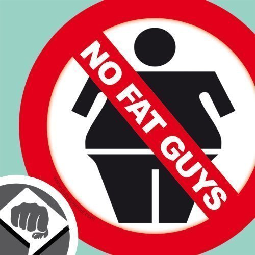 NO FAT GUYS Aufkleber - STICKER BOMB Aufkleber decal patch 95 mm - DUB